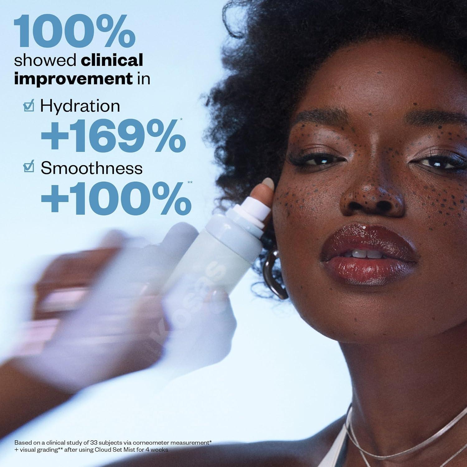 Spray Fijador Kosas Cloud Set 159g - Hidratante Sin Alcohol