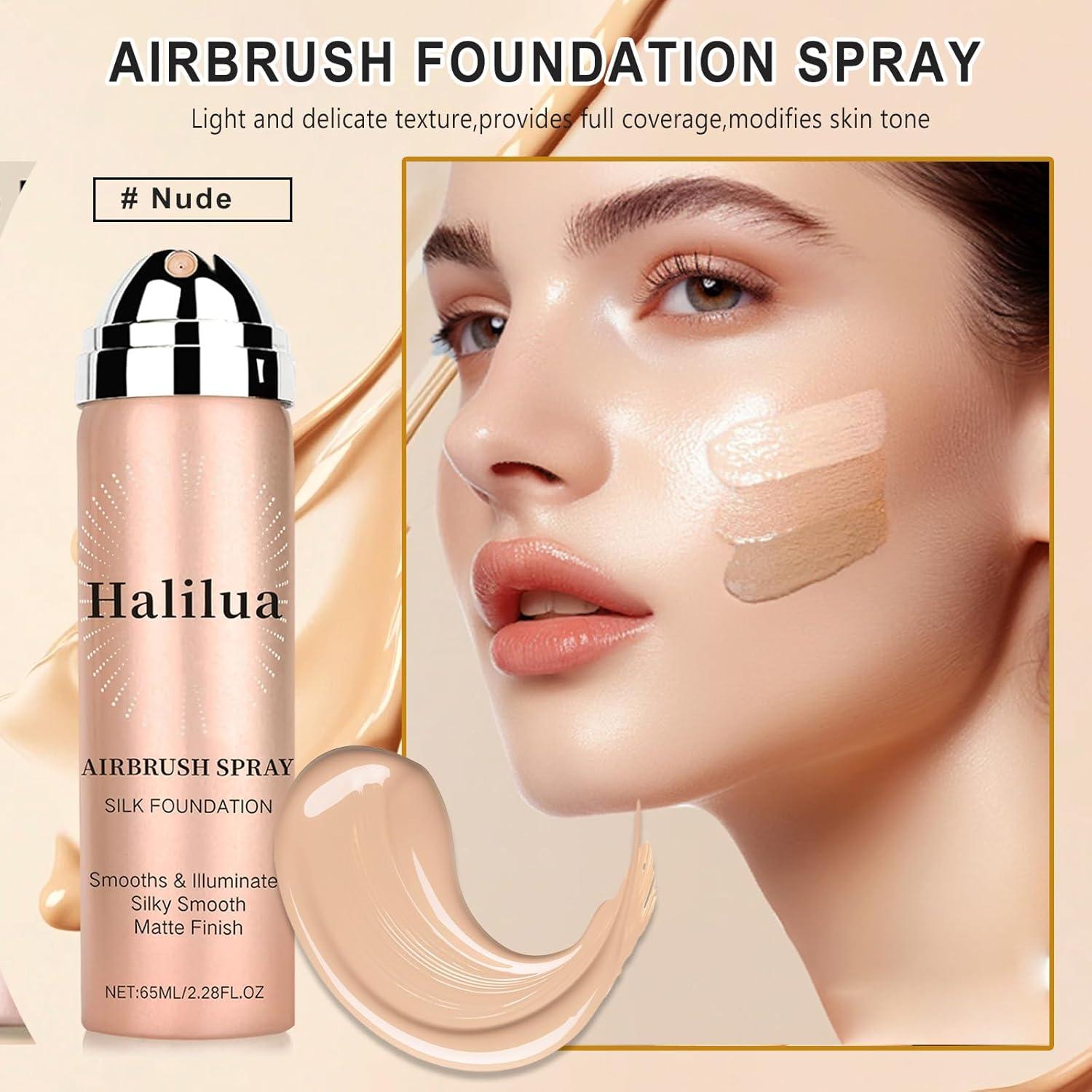 Spray de Maquillaje Base Airbrush Firstfly Nude 132g