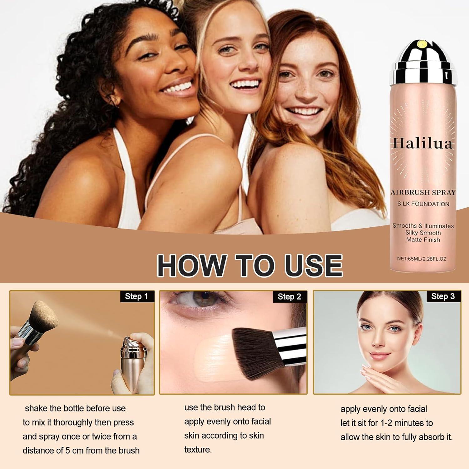 Spray de Maquillaje Base Airbrush Firstfly Nude 132g