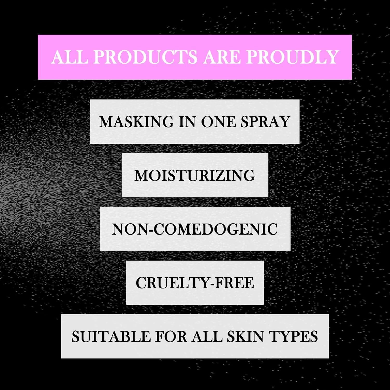 Set 2 Sprays Fijadores de Maquillaje XMXueMei 103.5 ml