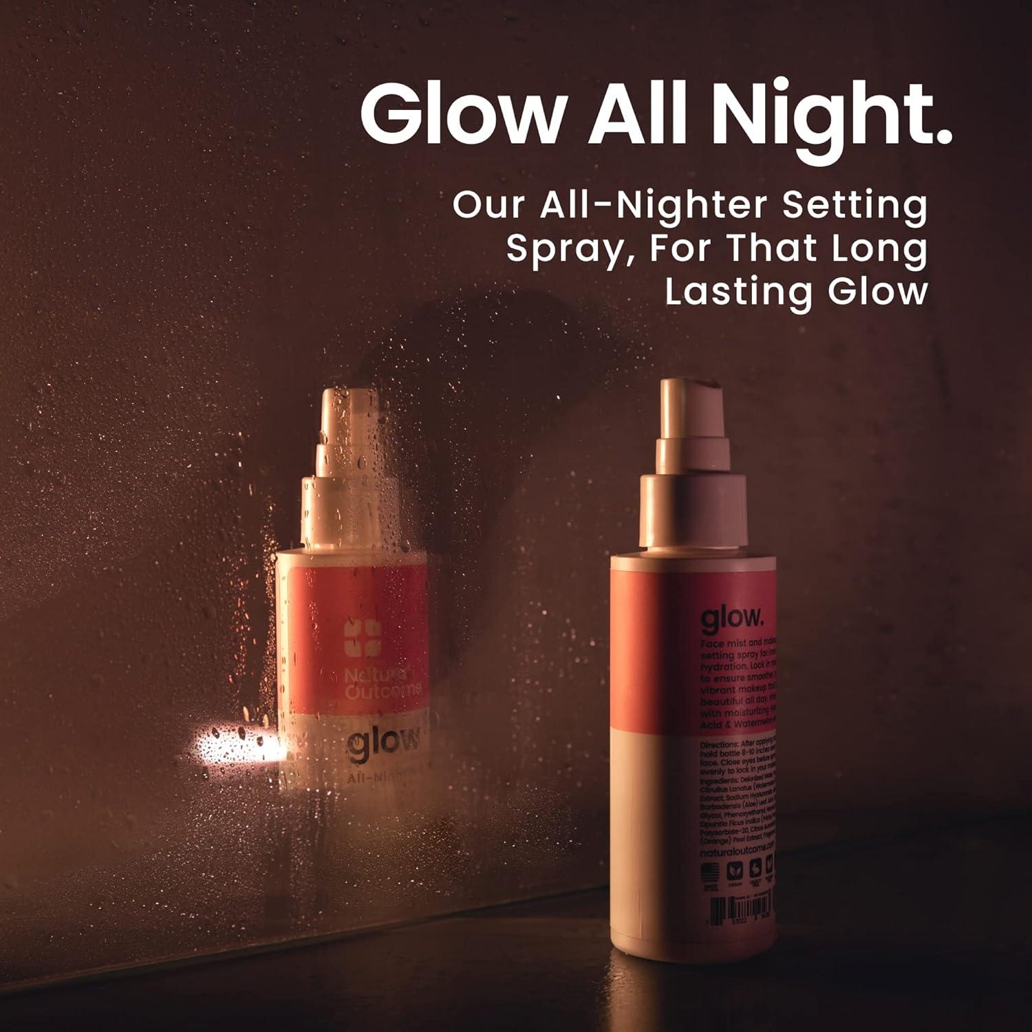 Spray Fijador de Maquillaje Glow Resultado Natural 149.7 g