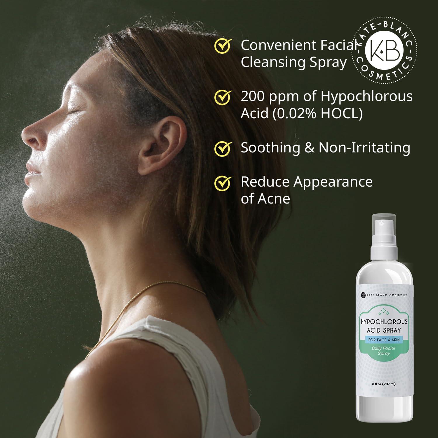 Spray Limpiador Facial Kate Blanc 236.6 ml Ácido Hipocloroso