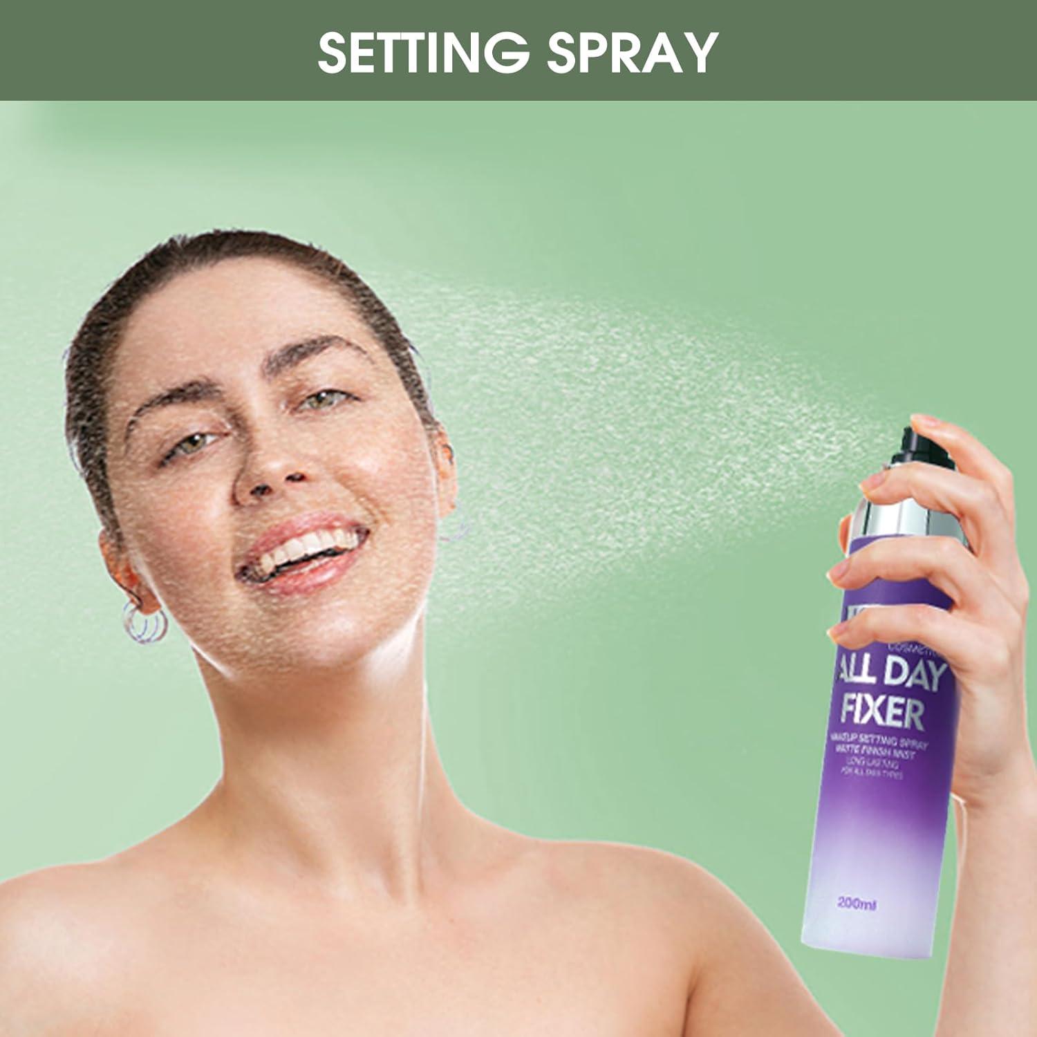 Dúo Spray Fijador Mate y Gel Primer UCANBE 200ml + 24ml