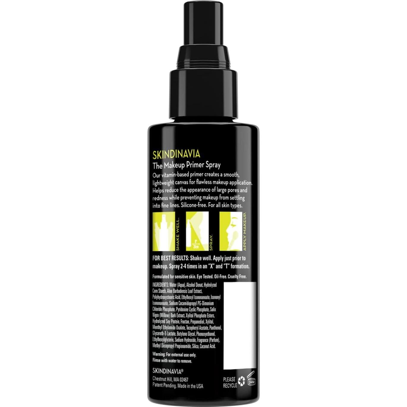 Spray Primer y Acabado de Maquillaje Skindinavia 2x118ml