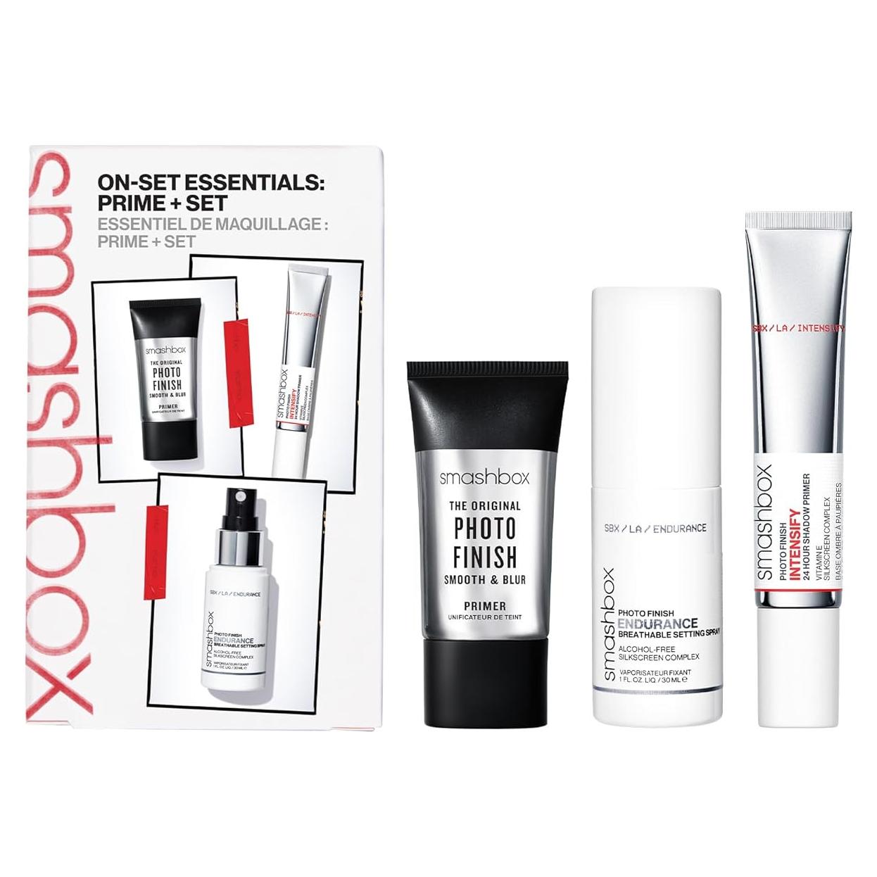 Set Esenciales Smashbox: Prepara + Fija, Vegano, 99.86g