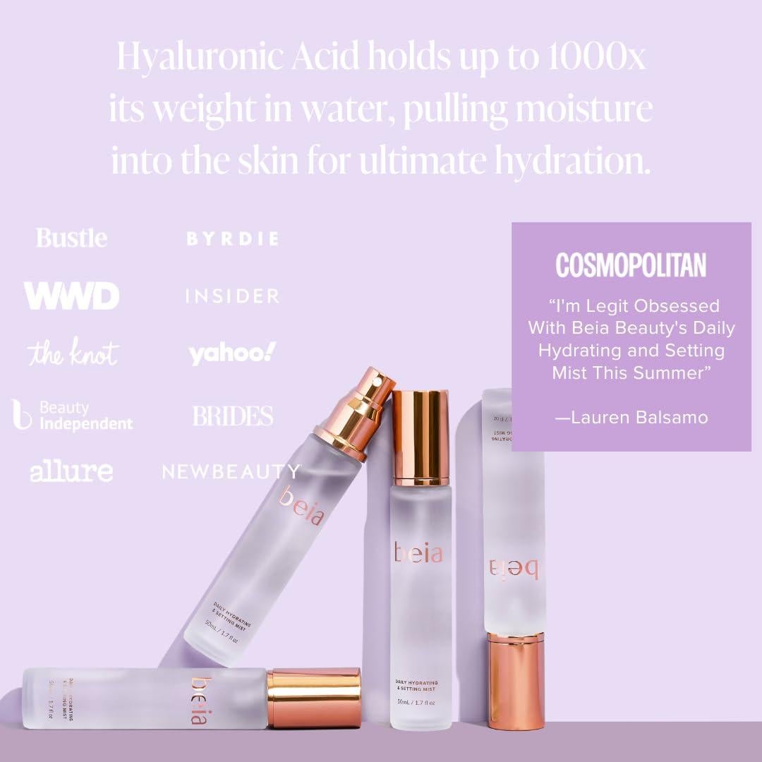 Beia Spray Fijador Hidratante 14.79 ml - Ácido Hialurónico