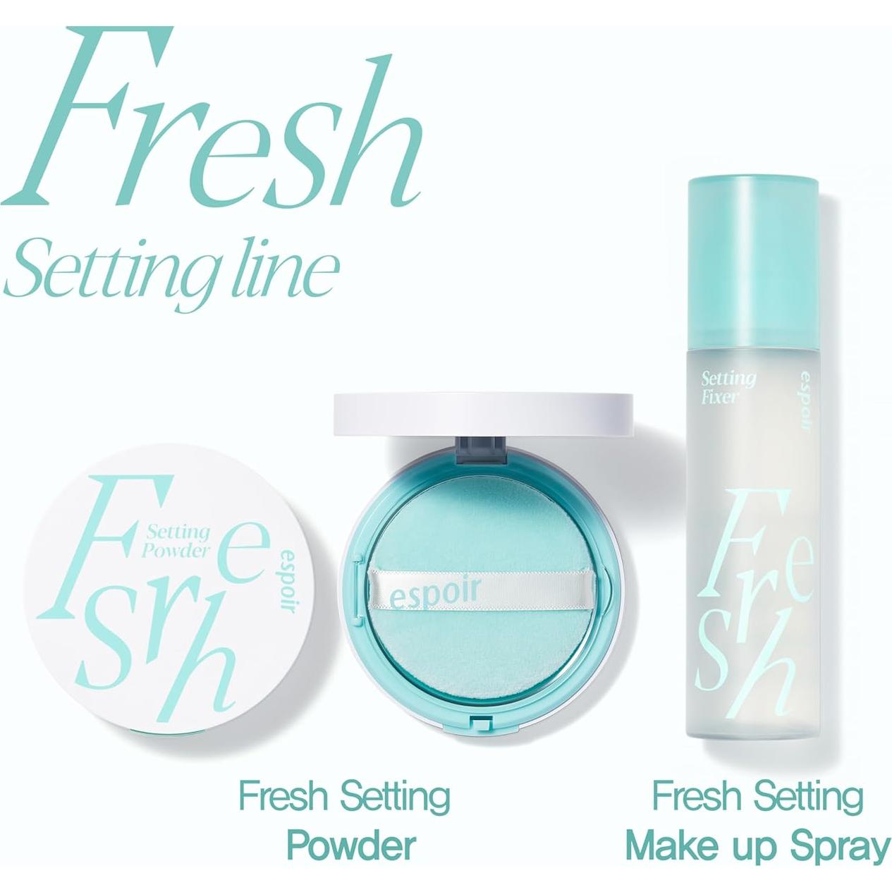 Spray Fijador de Maquillaje Espoir 100 ml, Hidratante y Vegano