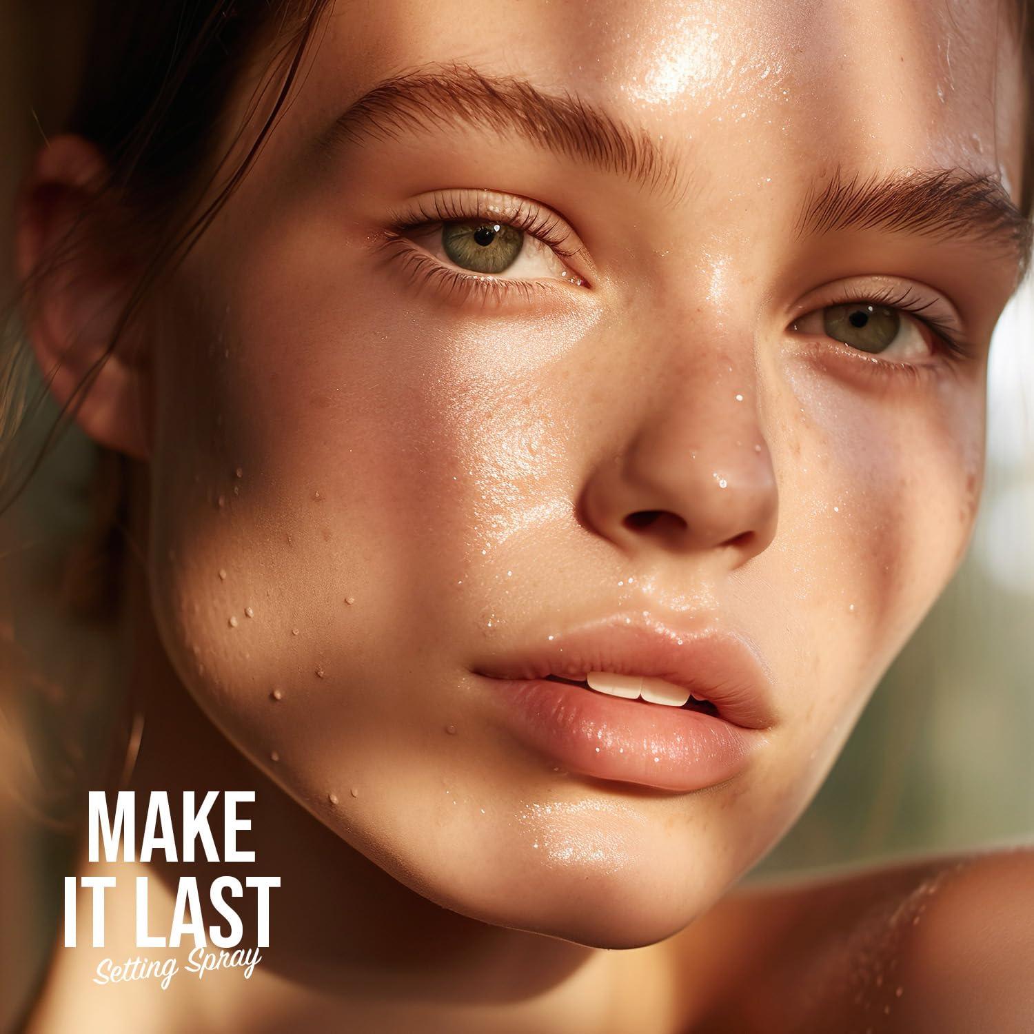 Spray Fijador de Maquillaje Mate Glam Lux 120g Control Aceite