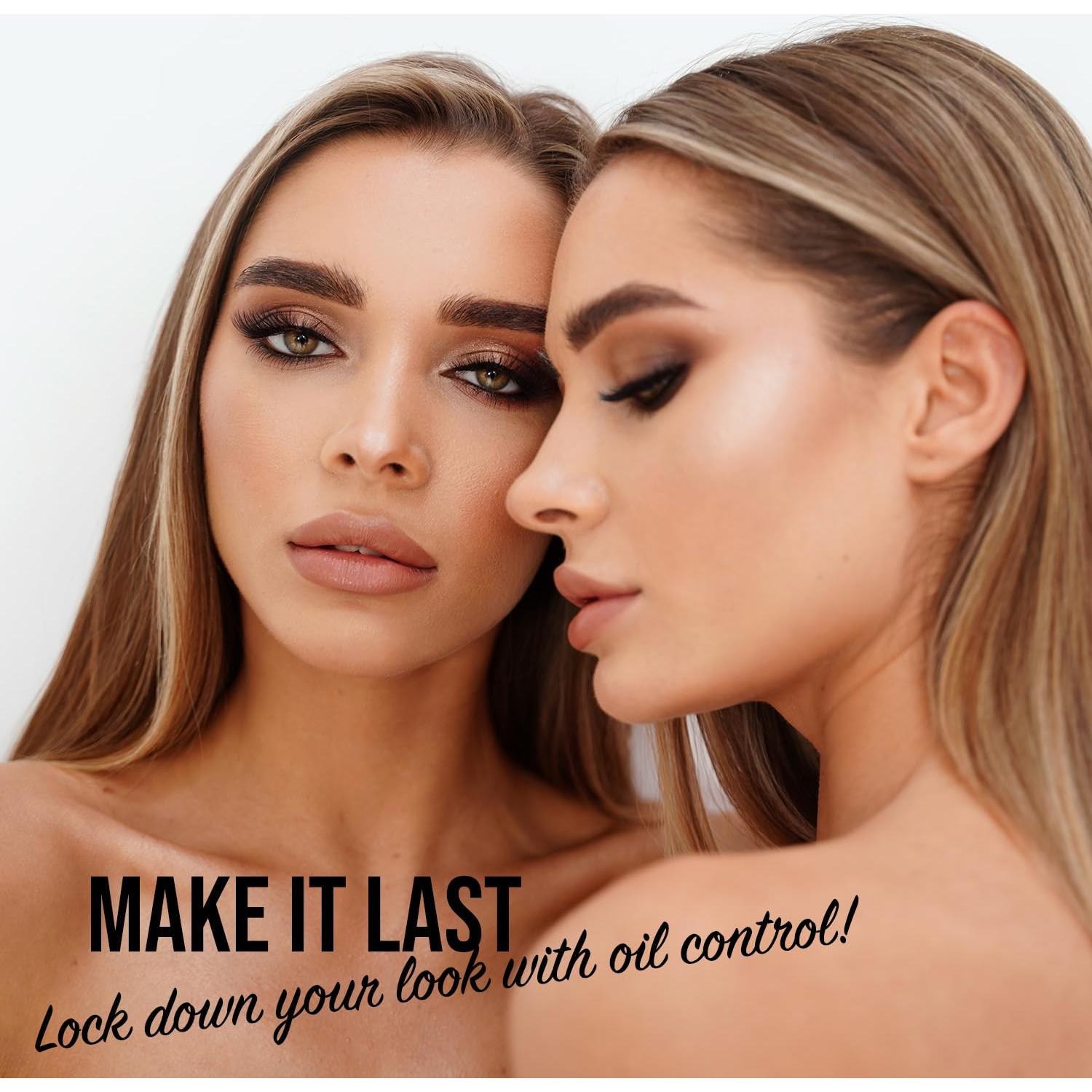 Spray Fijador de Maquillaje Mate Glam Lux 120g Control Aceite