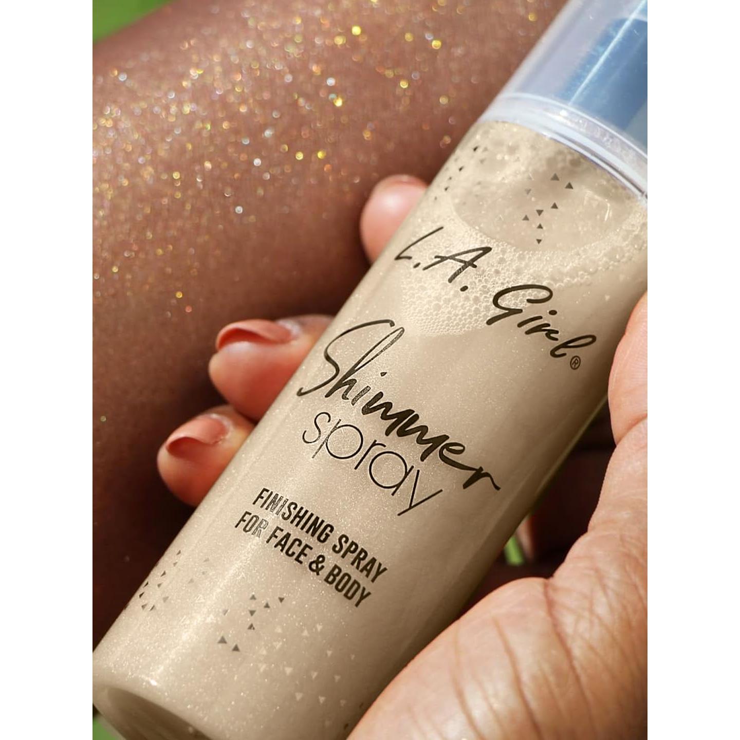 Spray Brillante L.A. Girl 79.83 ml Oro para Cara y Cuerpo