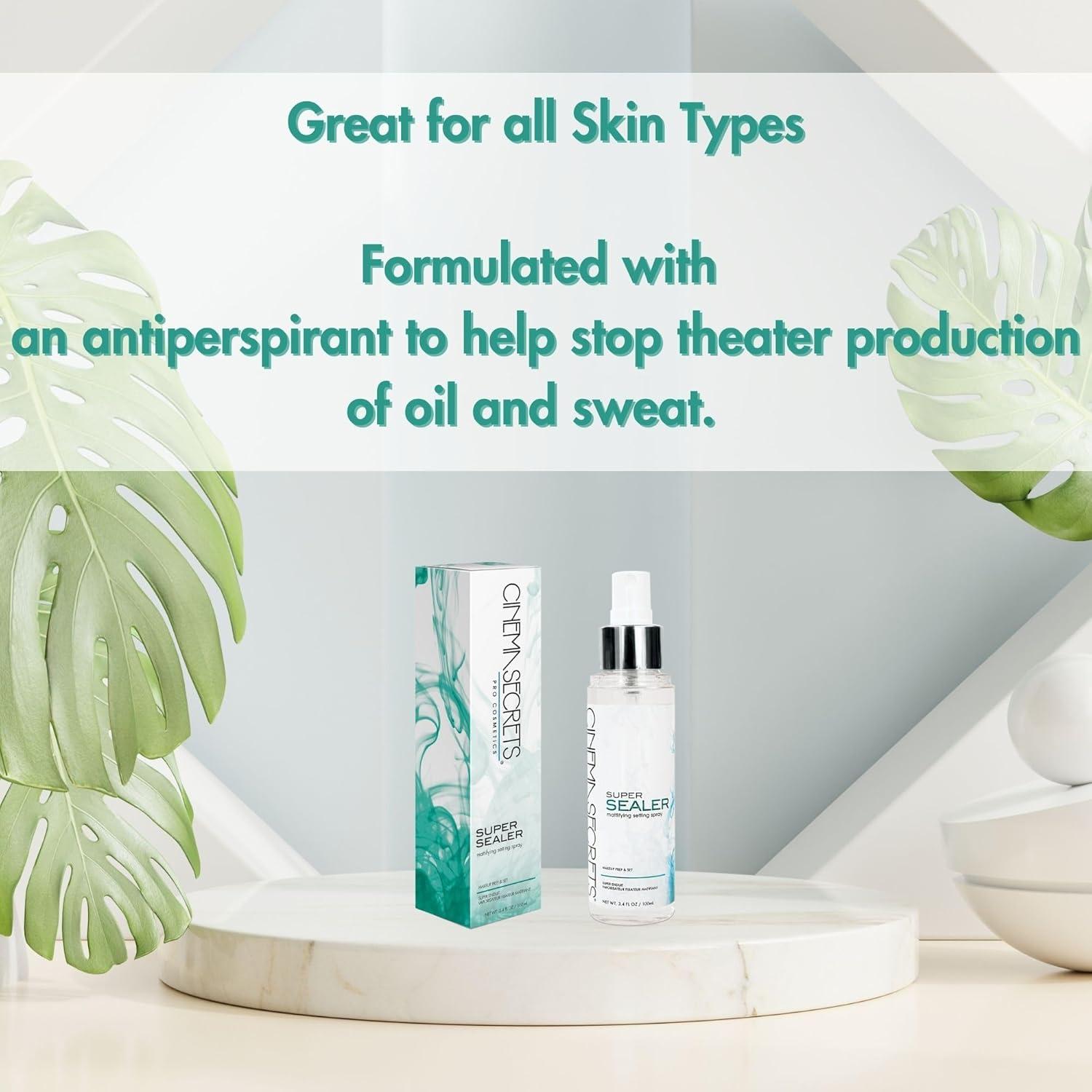 Spray Fijador Matificante Cinema Secrets Super Sealer 100 ml