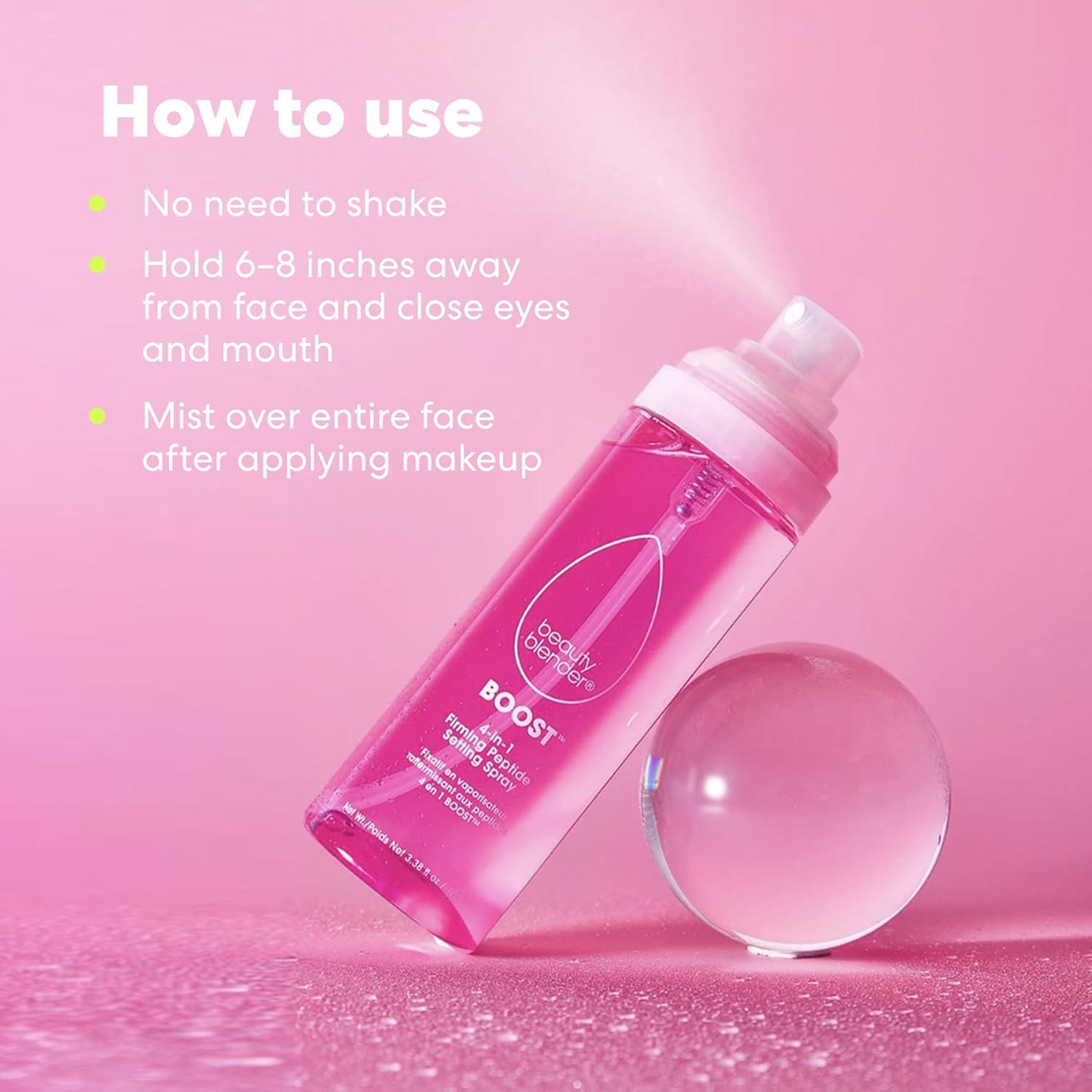 Spray Fijador Beautyblender 4-en-1 con Péptidos 166g