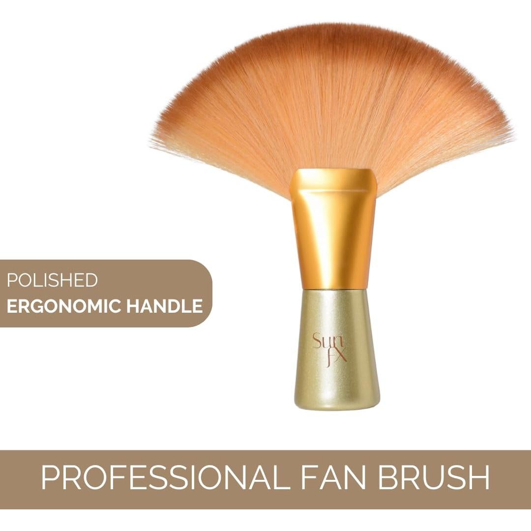 Brocha de Ventilador Profesional SunFX para Polvo Finalizador