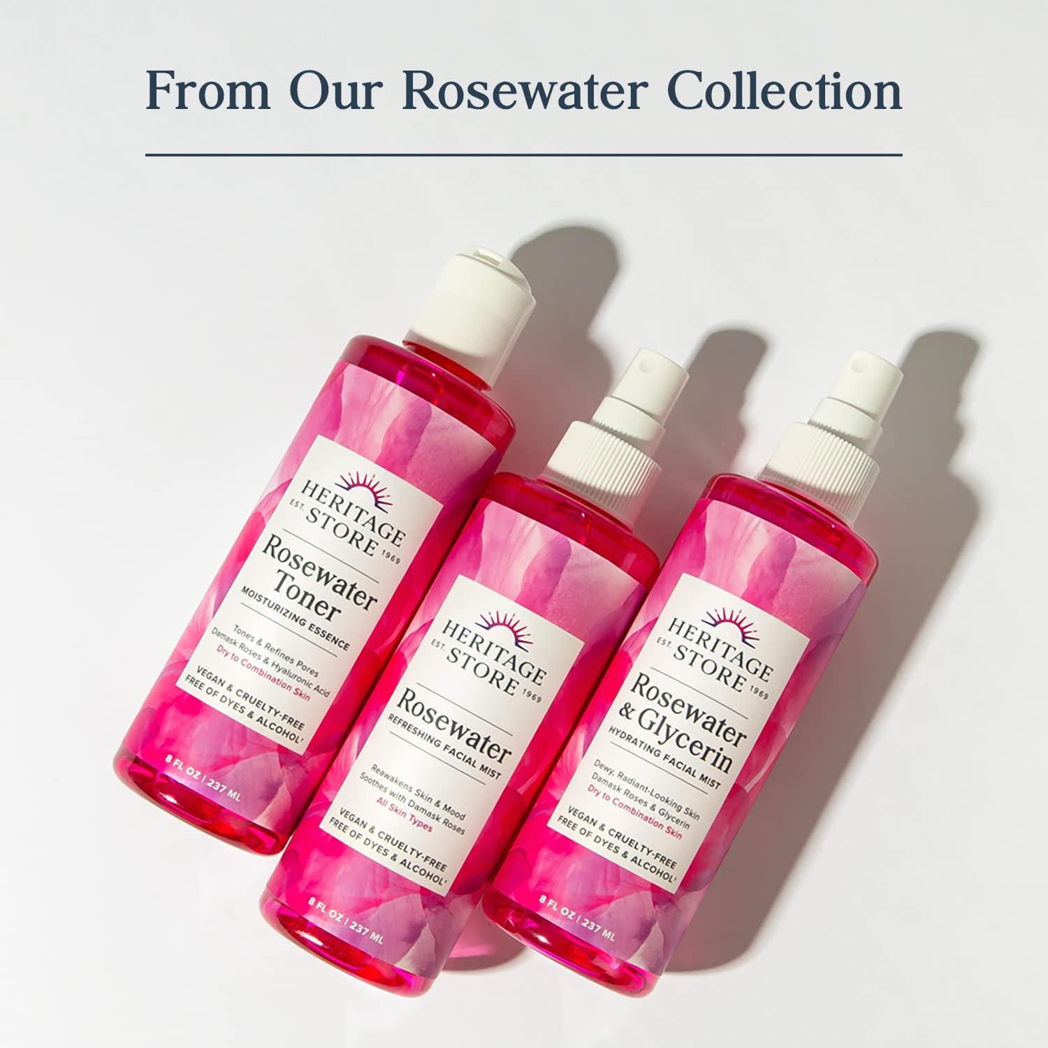 Spray Facial de Lavanda Heritage Store 226.8 ml Hidratante