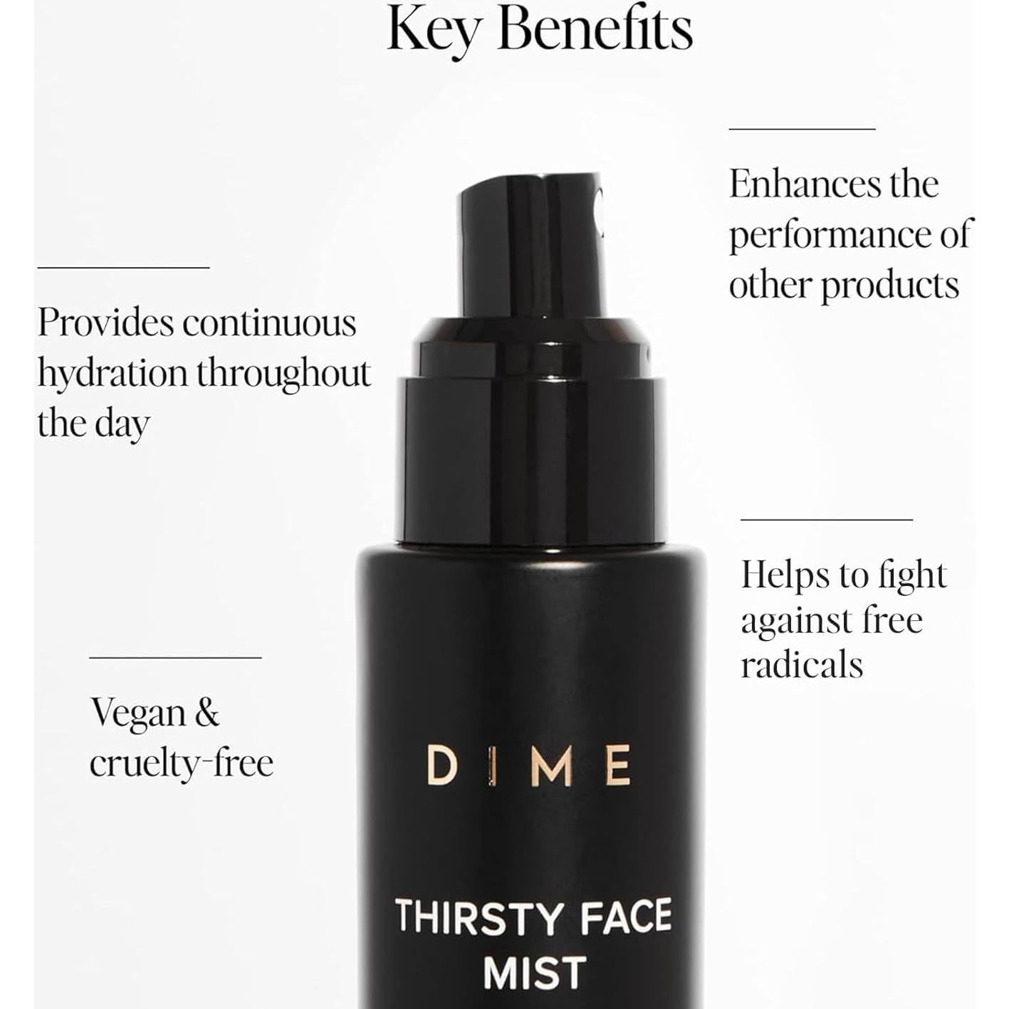 Dime Beauty Thirsty Face Mist 60 ml Hidratante Facial Electrolitos
