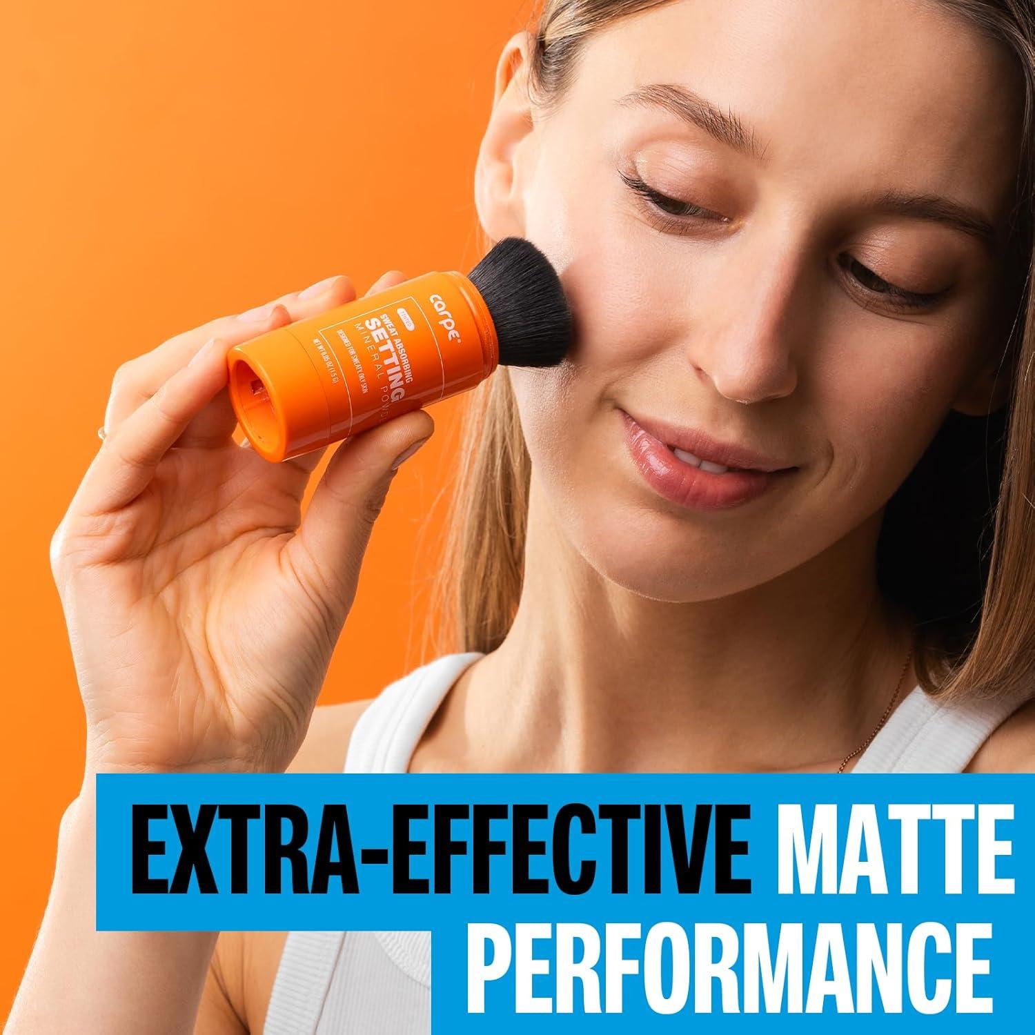 Polvo Mineral Translúcido Carpe 60g - Fijador Mate para Piel Grasa