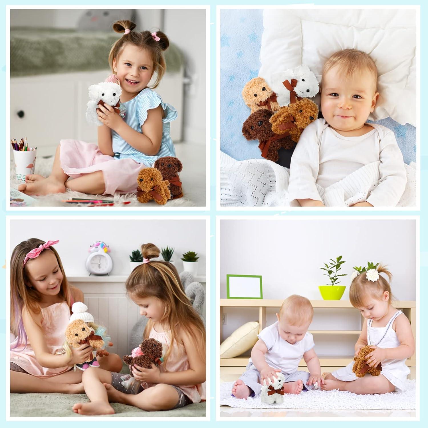 Conjunto 80 Perros de Peluche Liliful 12.7 cm Colores Variados