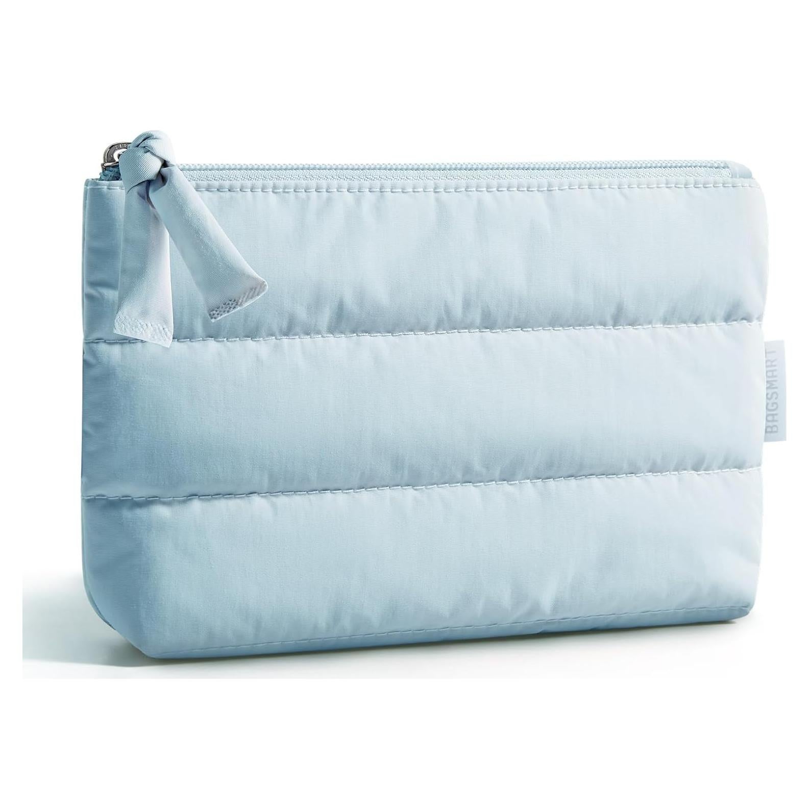 Bolsa de Maquillaje Pequeña BAGSMART Azul Bebé Resistente al Agua