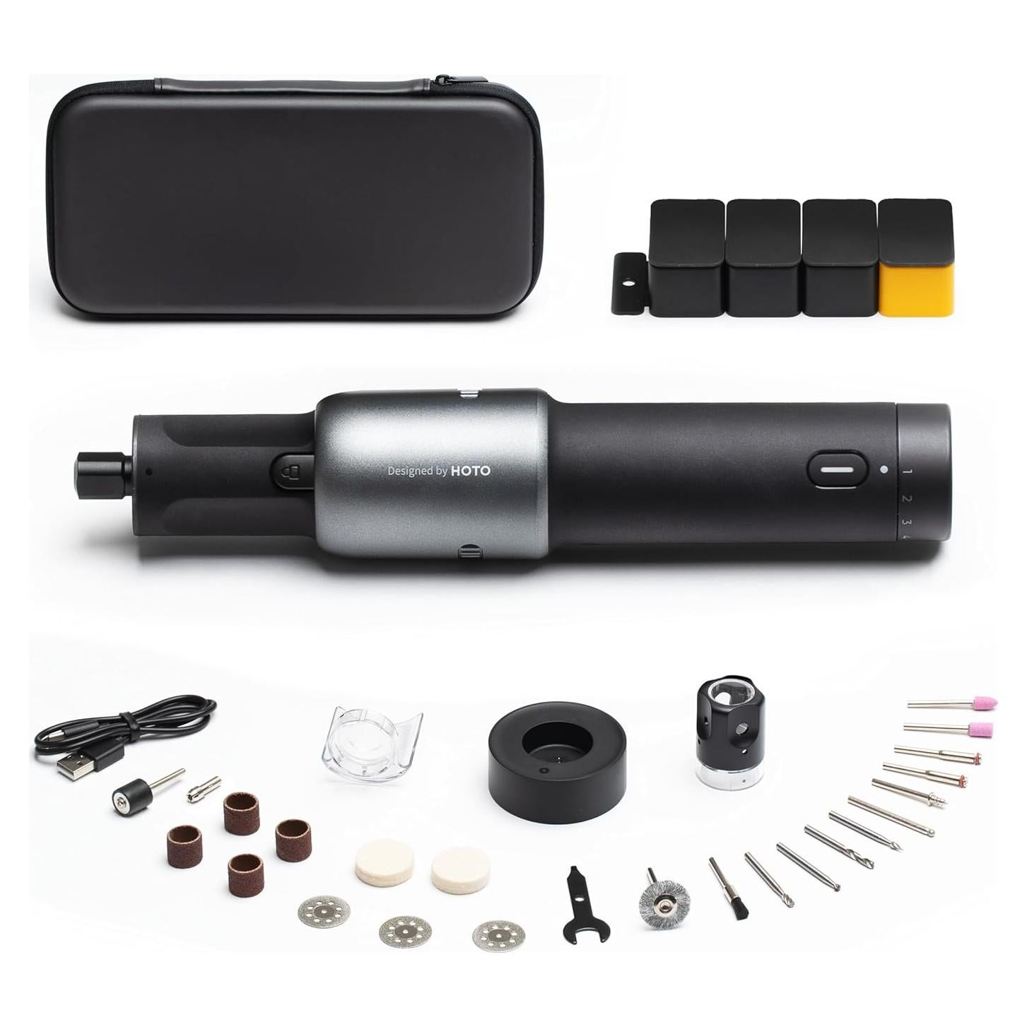 HOTO Herramienta Rotativa Inalámbrica 35 Accesorios 25000 RPM