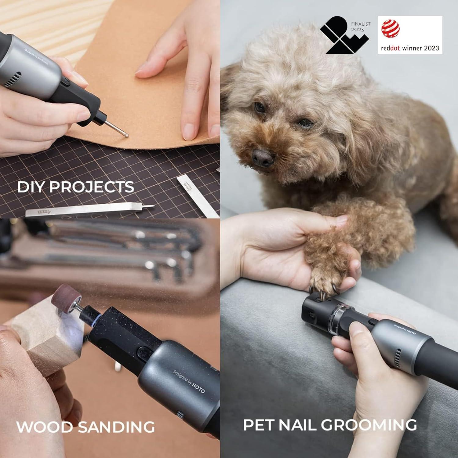 HOTO Herramienta Rotativa Inalámbrica 35 Accesorios 25000 RPM