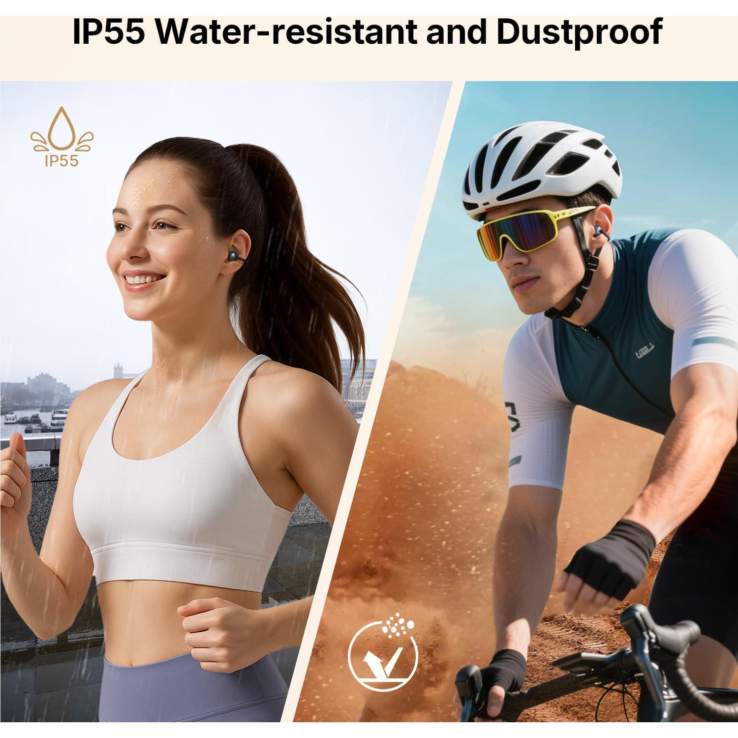 Auriculares Inalámbricos EarFun Clip, Bluetooth 6.0, 40H Batería