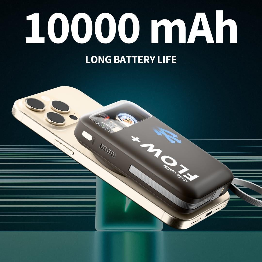 Batería Externa Magnética 10000mAh SU Flow+ Carga Rápida