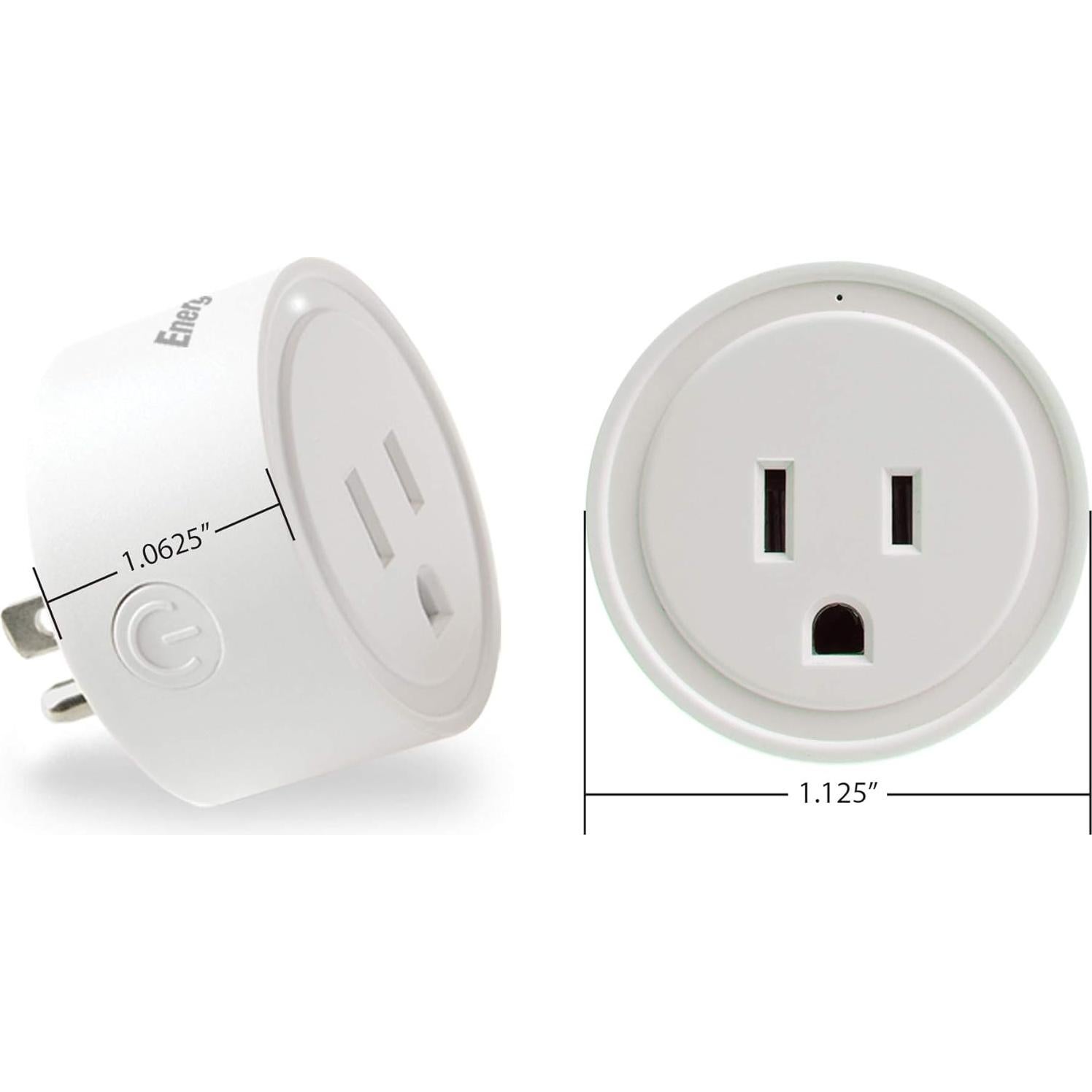 Enchufe Inteligente Energizer Connect WiFi 15W Control Voz