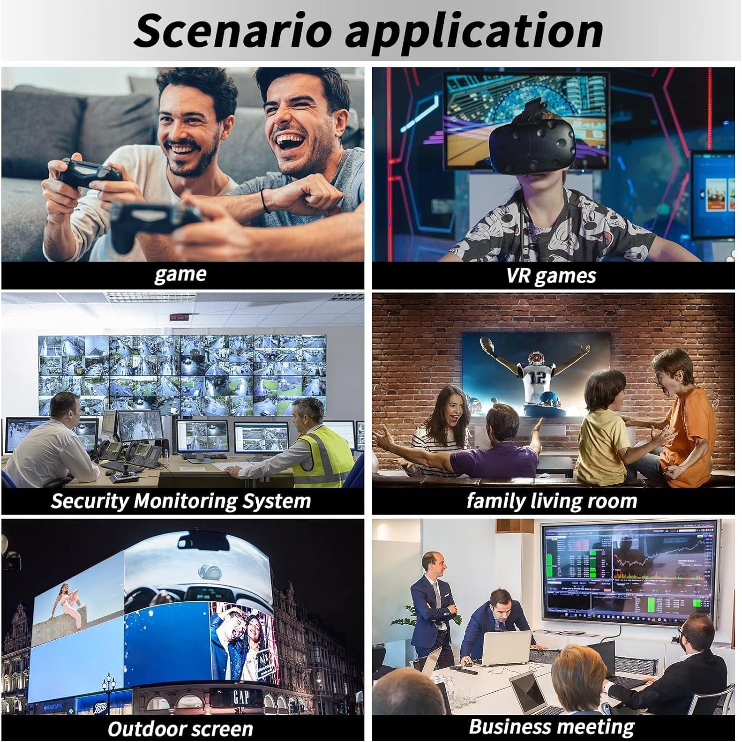 Cable HDMI 2.1 0.46m Kanmis 5pcs Alta Velocidad 8K 60Hz