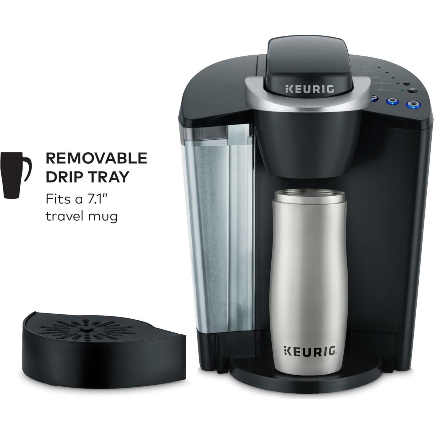 Cafetera de una Sola Porción Keurig K-Classic 1.42L Negra