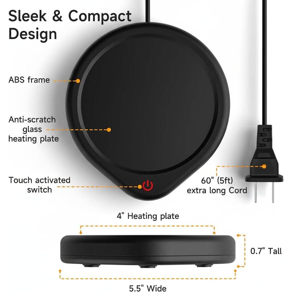 Calentador de Tazas Eléctrico Oracer 20W con Apagado Automático