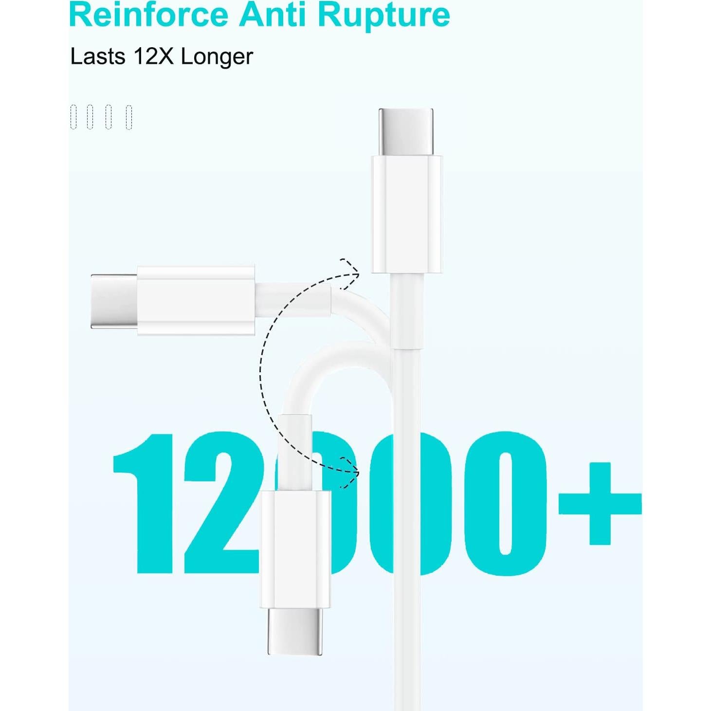 Cargador Rápido USB C 20W Sunsron + Cable 10FT para iPad