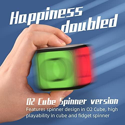 Cubo Mágico QY Toys O2 Spinner 1x1 Negro 99g