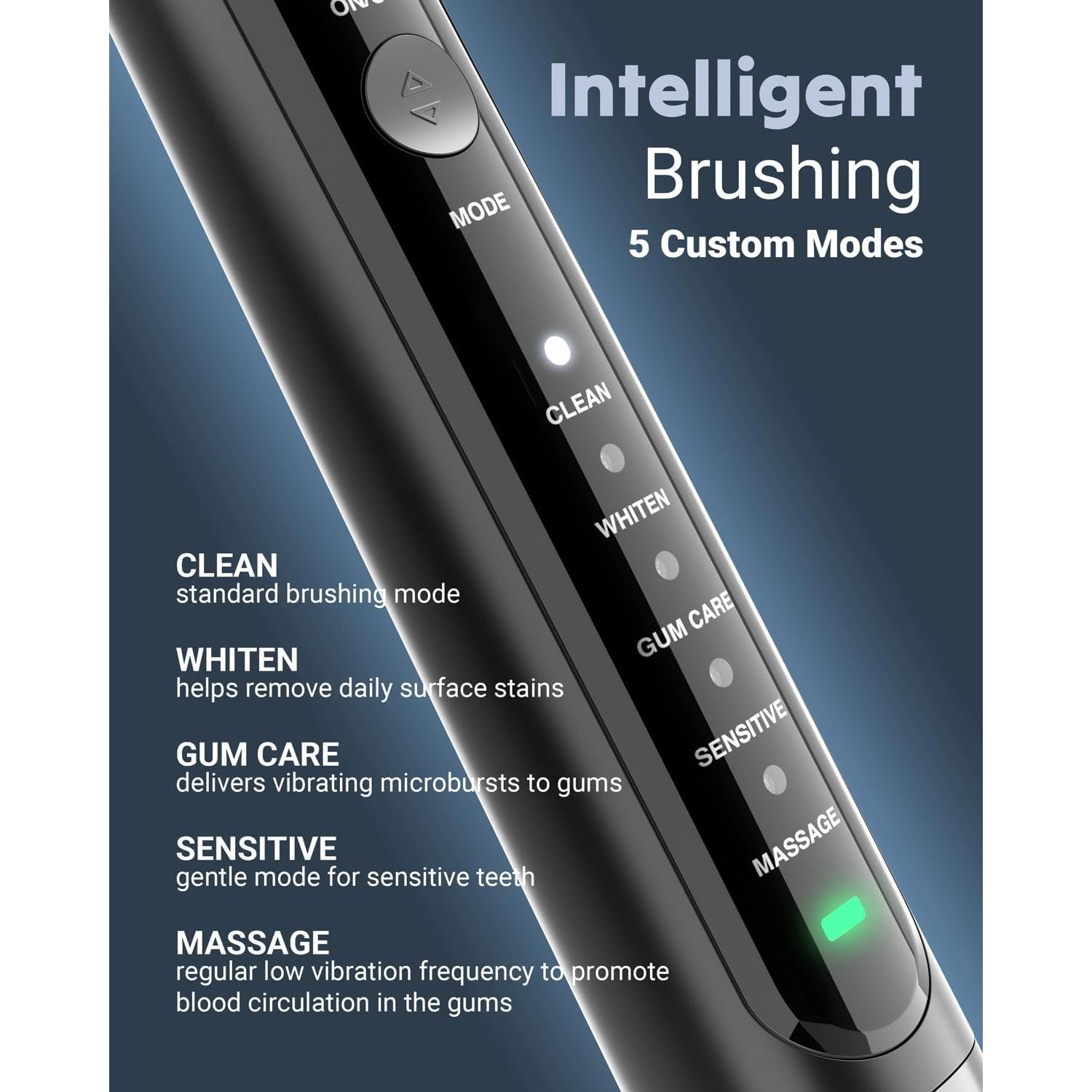 Kit de Limpieza Oral 2 en 1 FMK: Hilo Dental y Cepillo Eléctrico