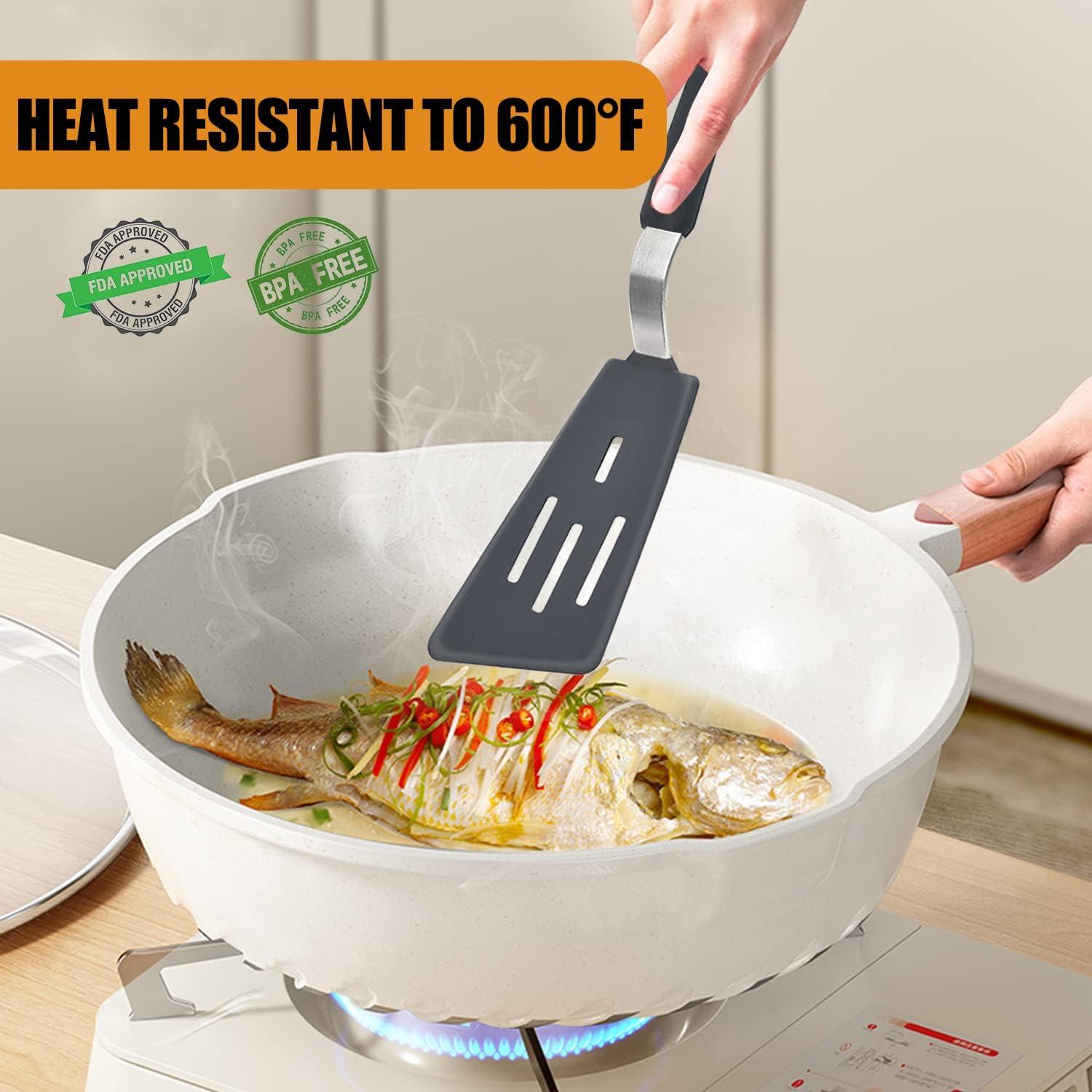 Juego de 3 Espátulas de Silicona Beijiyi Resistente al Calor