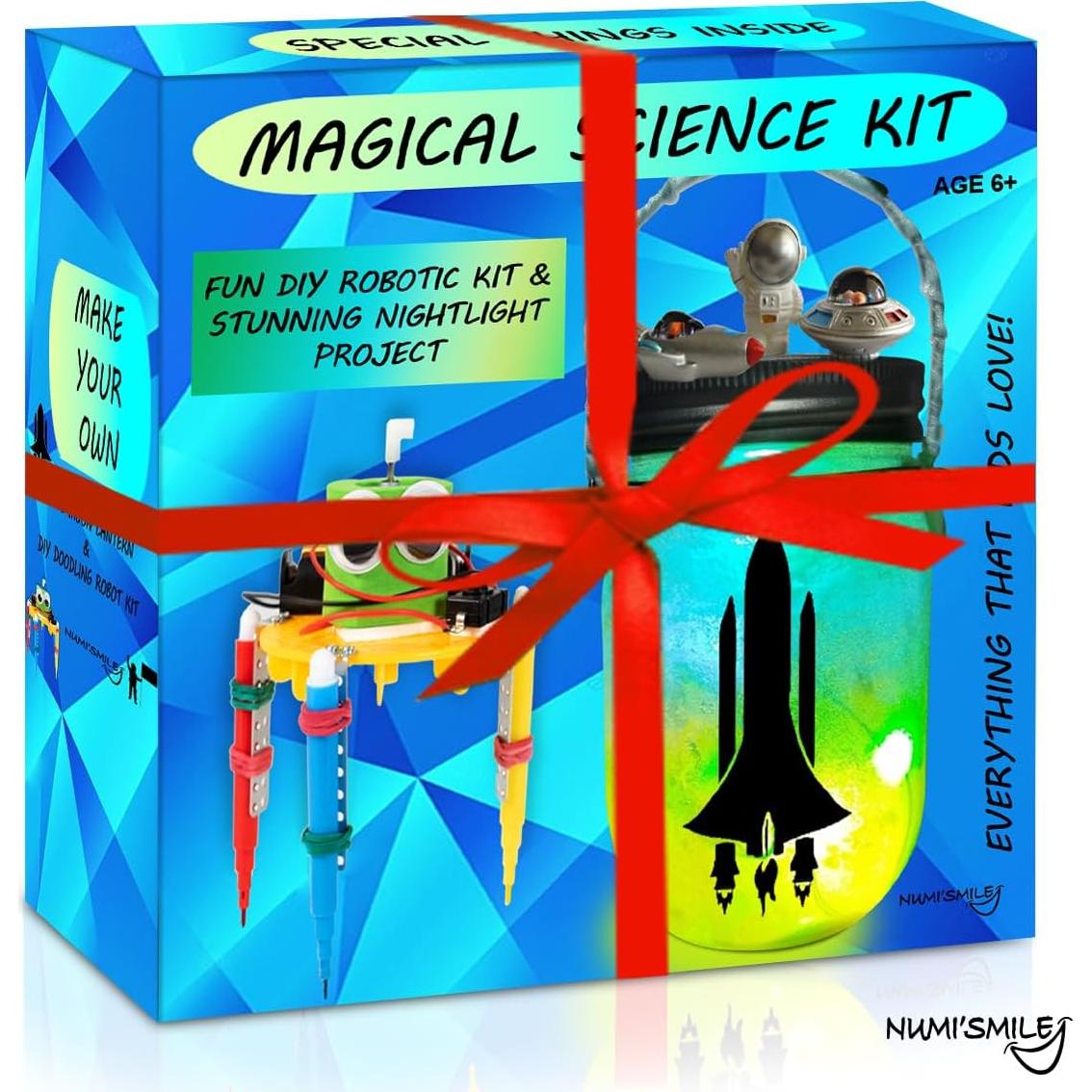Kit DIY Lámpara Nocturna Espacial y Robótica NUMI'SMILE