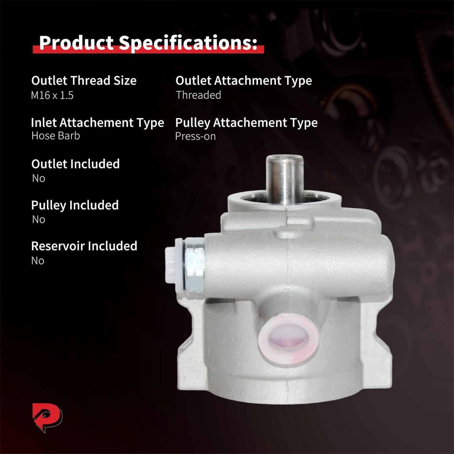 Bomba de dirección asistida PHOBOOS Jeep Liberty 2002-2006