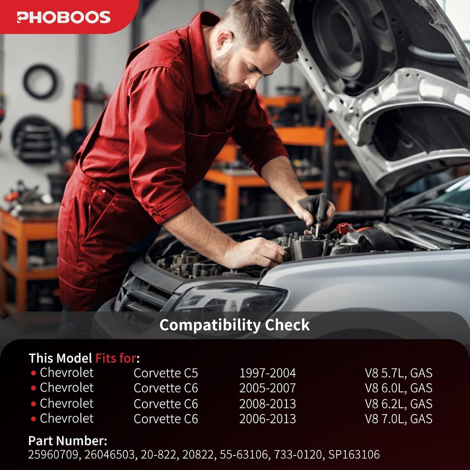 Bomba de dirección asistida PHOBOOS para Chevrolet Corvette