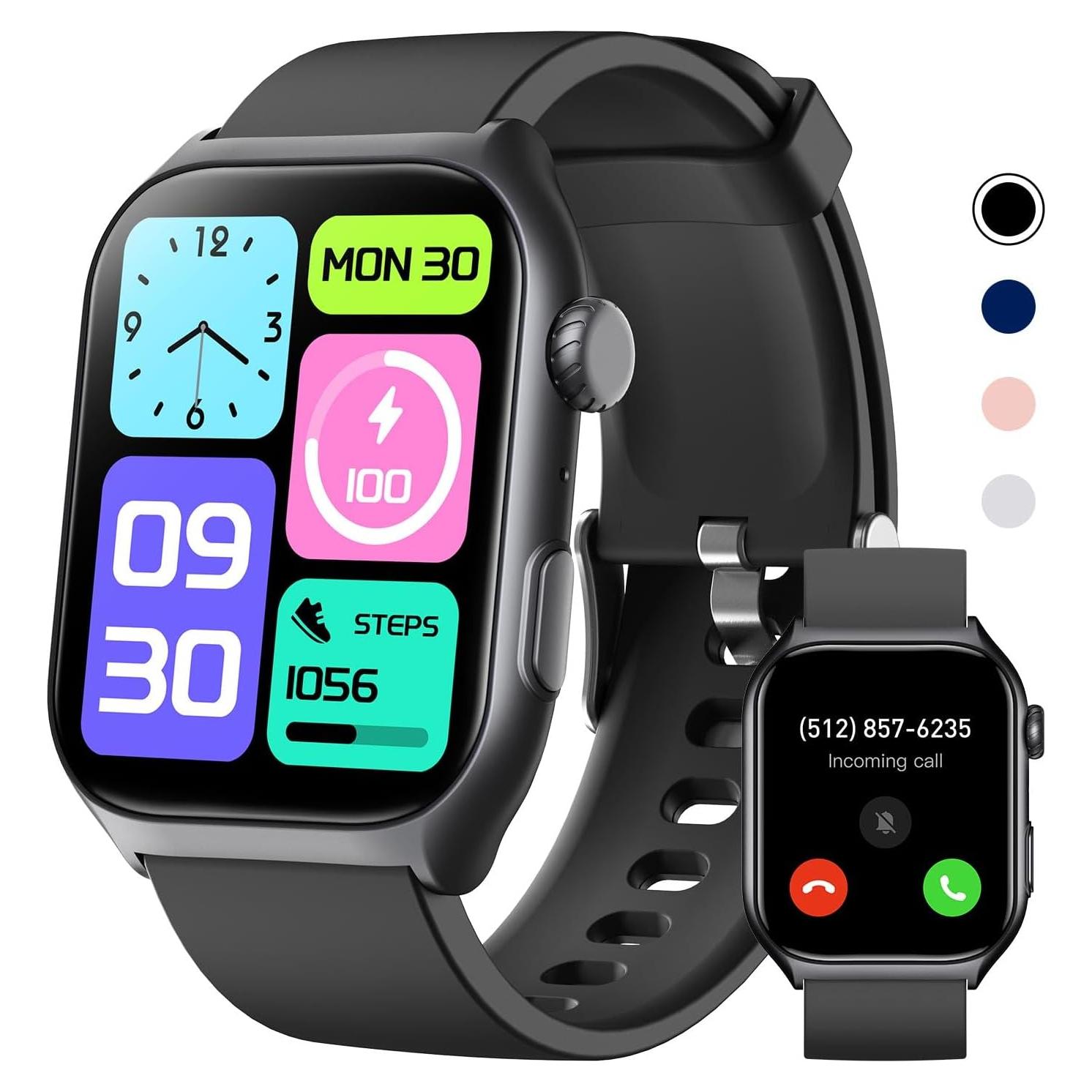 Reloj Inteligente Fitness GTS7 Pro Negro - Monitoreo Salud 24/7