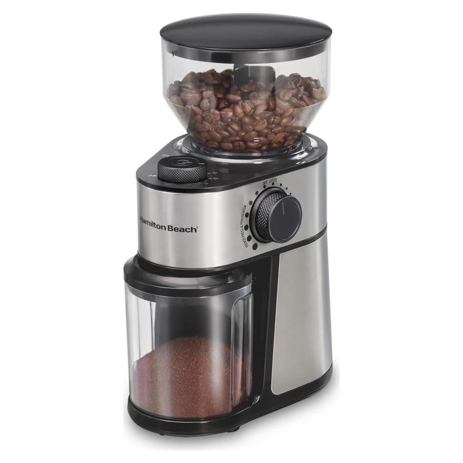 Molino de Café Eléctrico Hamilton Beach 80385 Acero Inoxidable 0.45kg