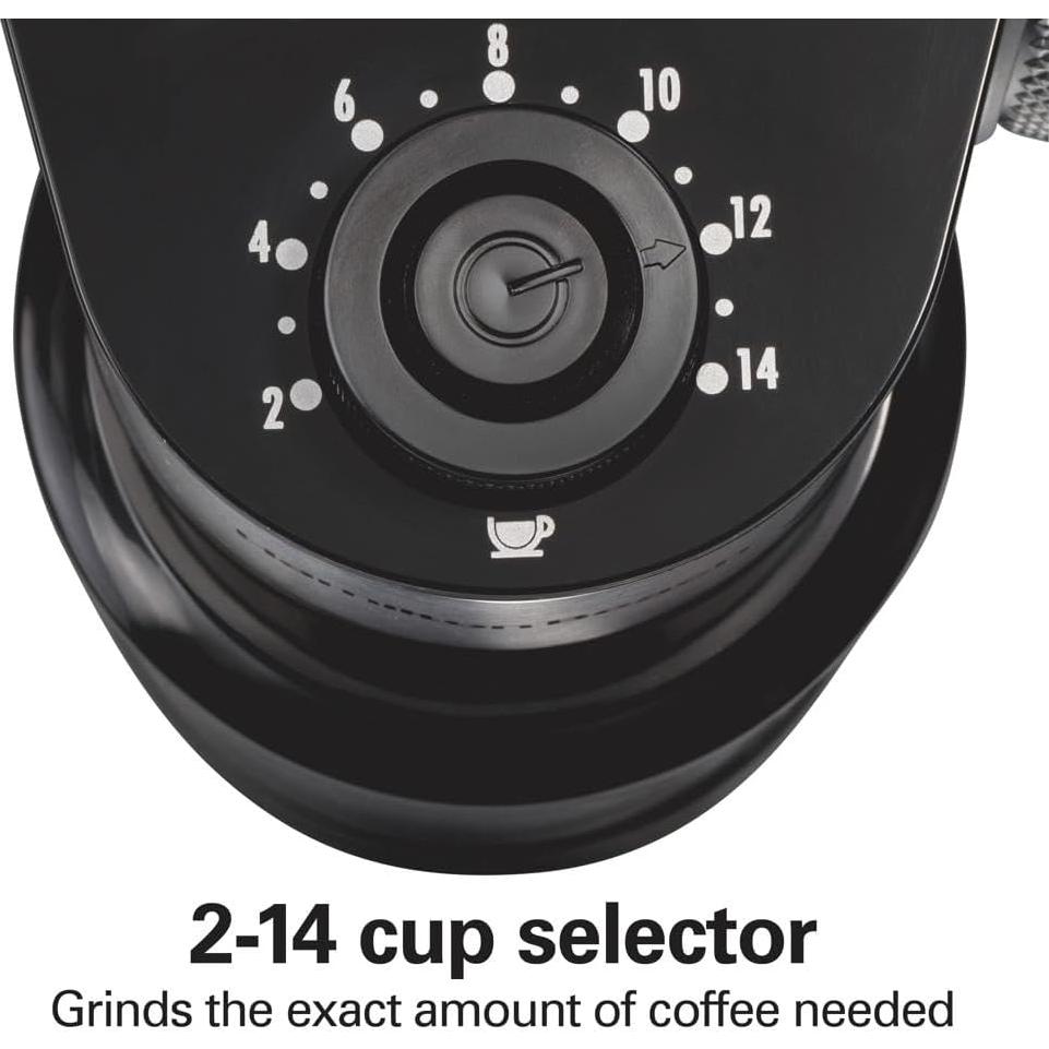 Molino de Café Eléctrico Hamilton Beach 80385 Acero Inoxidable 0.45kg