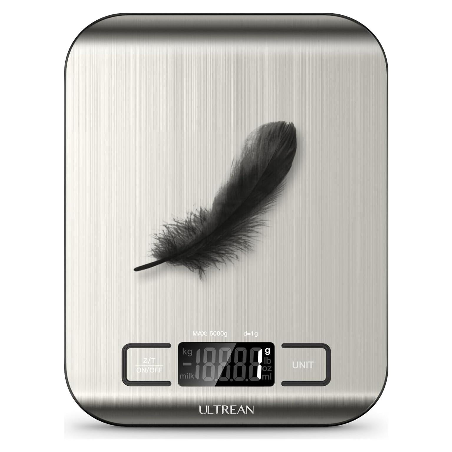 Báscula de Cocina Digital Ultrean UL-KS01, 5kg, Pantalla LCD