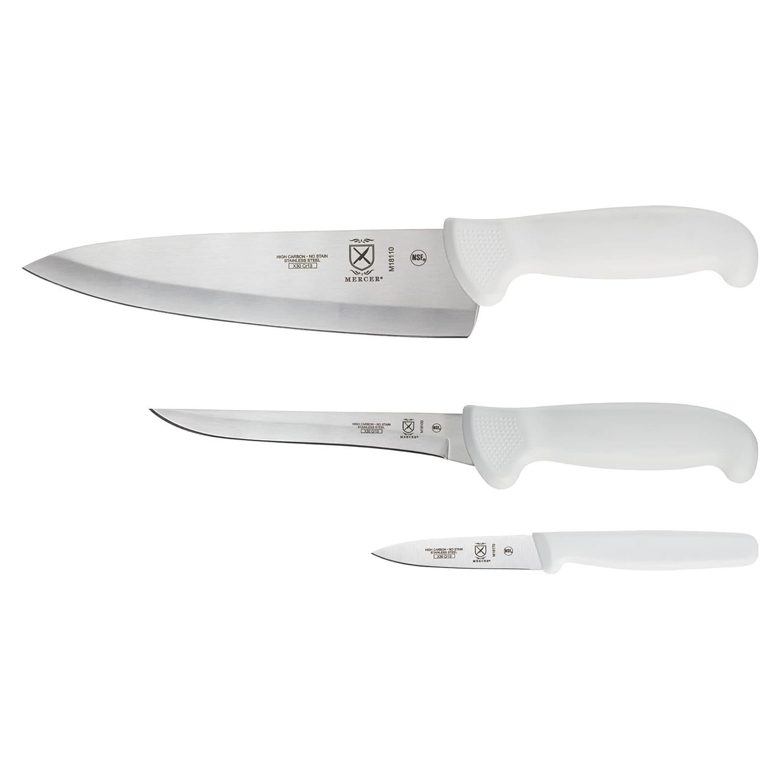 Conjunto de Cuchillos Mercer Culinary 3 Piezas Acero Inoxidable