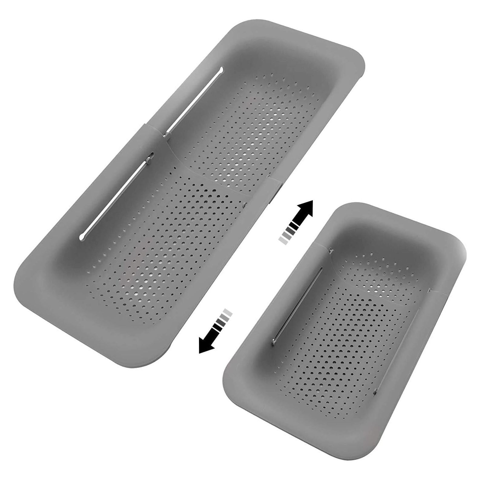 Colador de Fregadero Extensible Genérico Gris - 34.5x20 cm