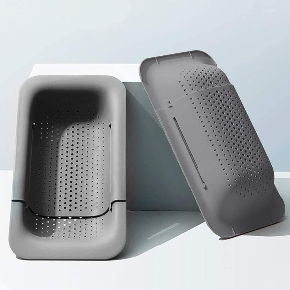 Colador de Fregadero Extensible Genérico Gris - 34.5x20 cm