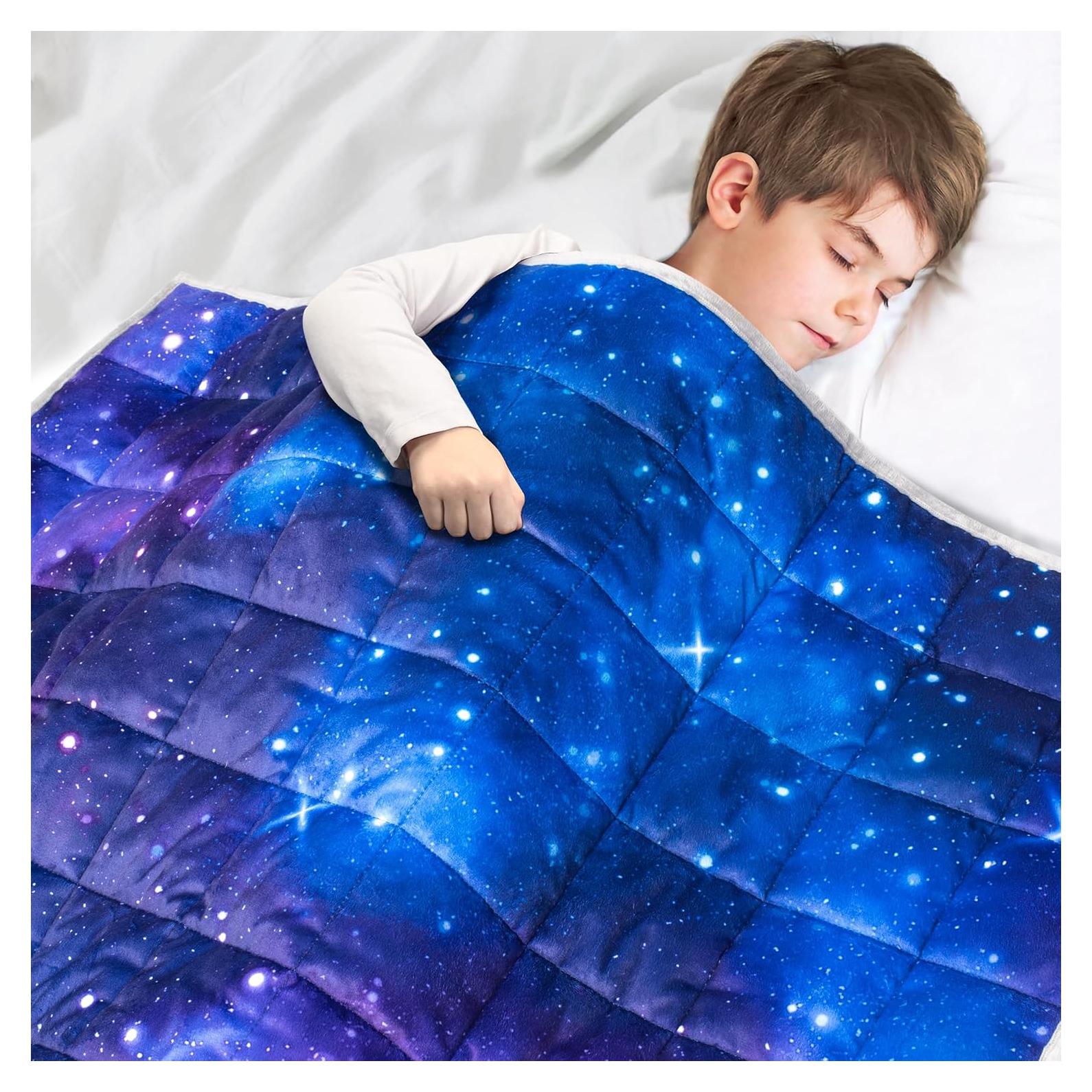 Manta Pesada Solfres 91x122 cm 1.36 kg Galaxia Nebulosa