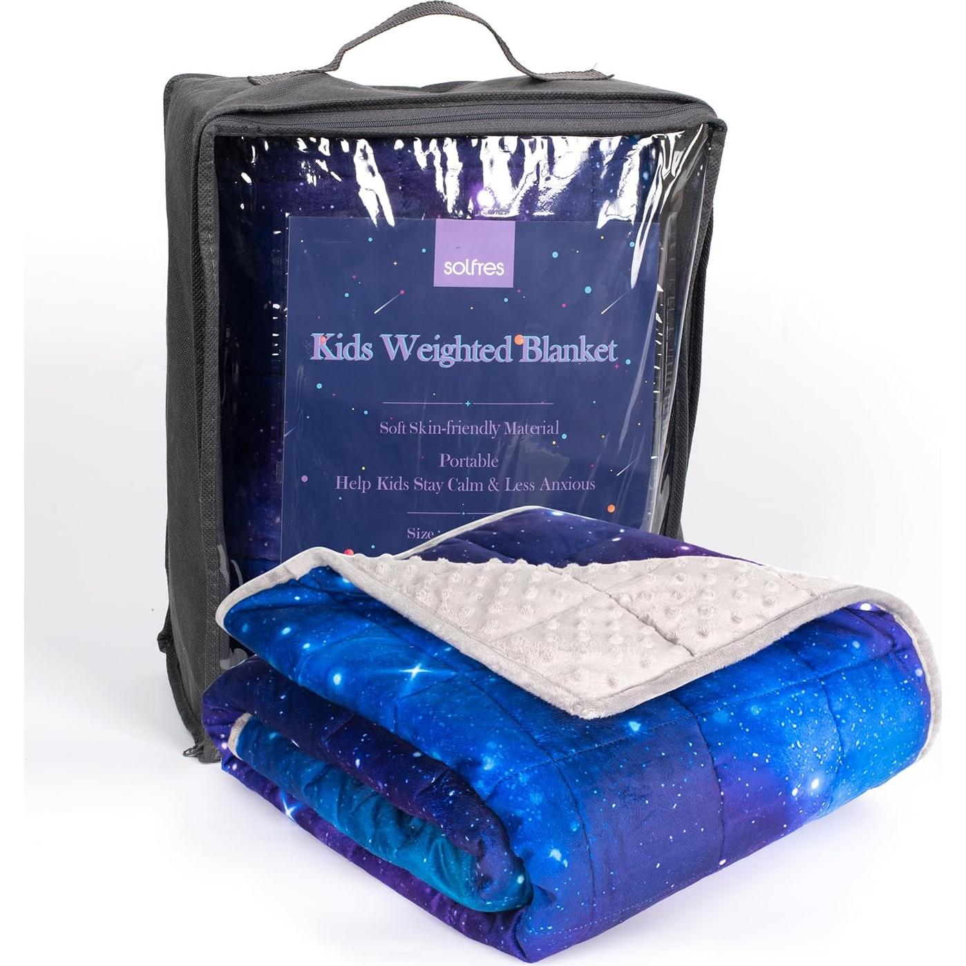 Manta Pesada Solfres 91x122 cm 1.36 kg Galaxia Nebulosa