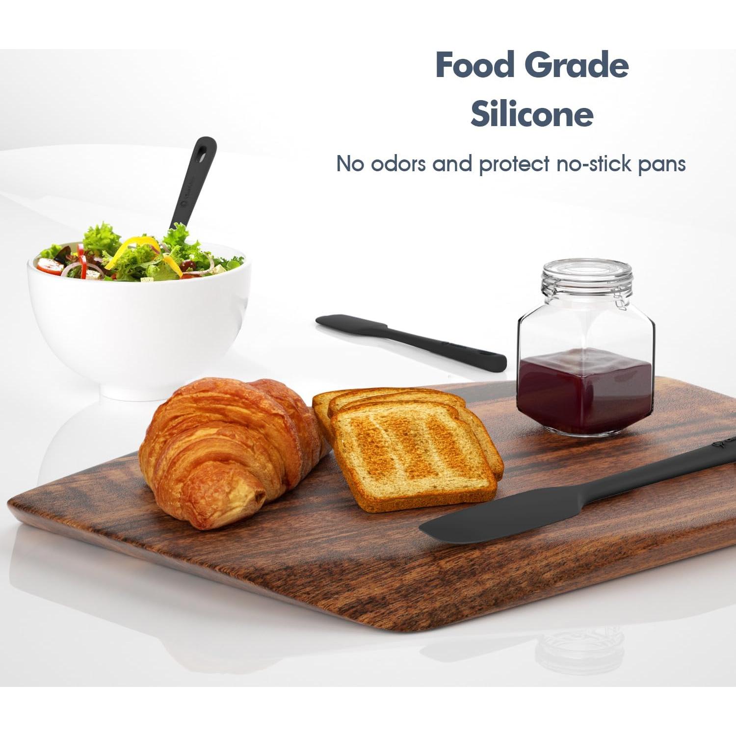 Juego de Espátulas de Silicona ChefAide 3 Piezas Resistente al Calor