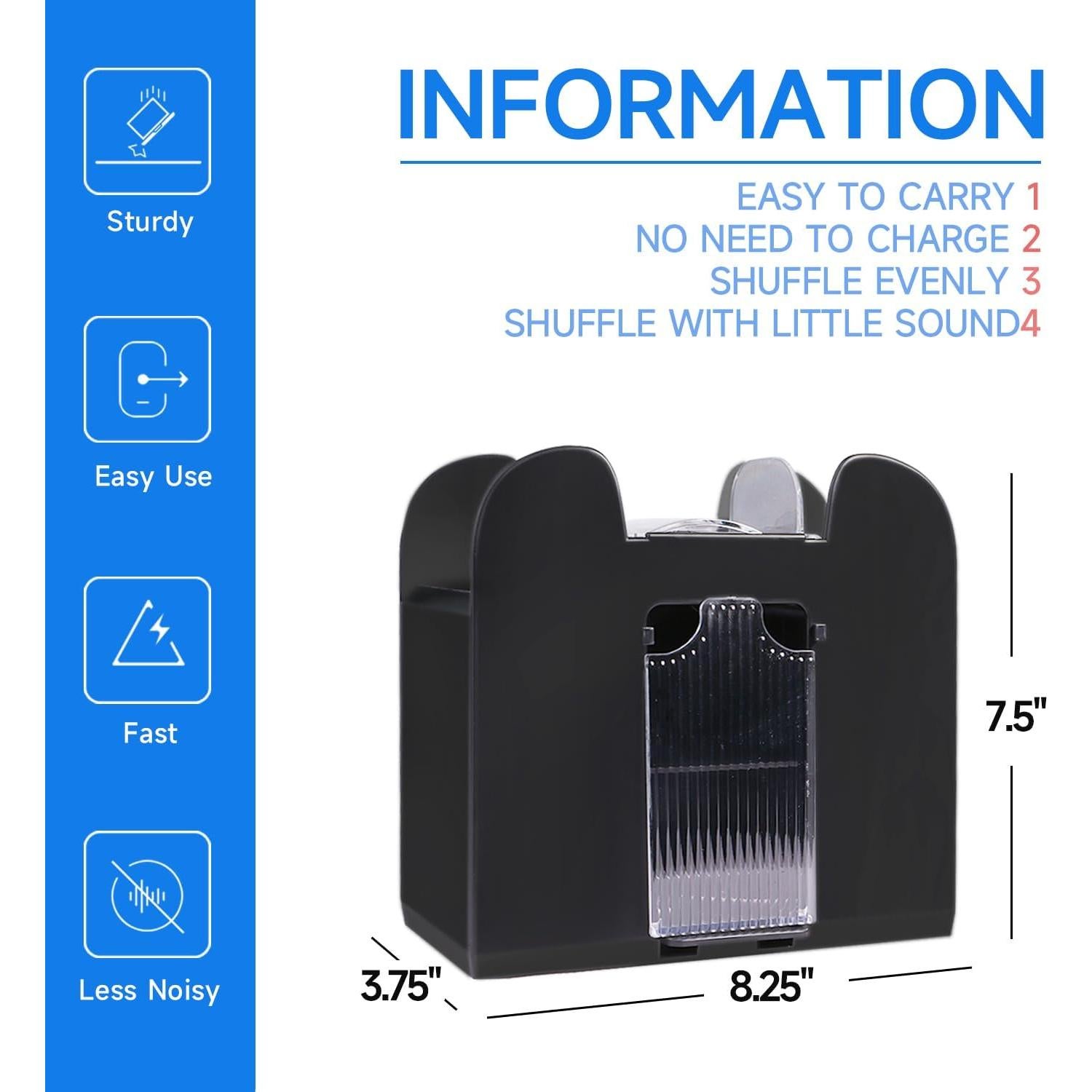 Juego de Canasta GSE Games & Sports Expert con 6 Barajas Azules