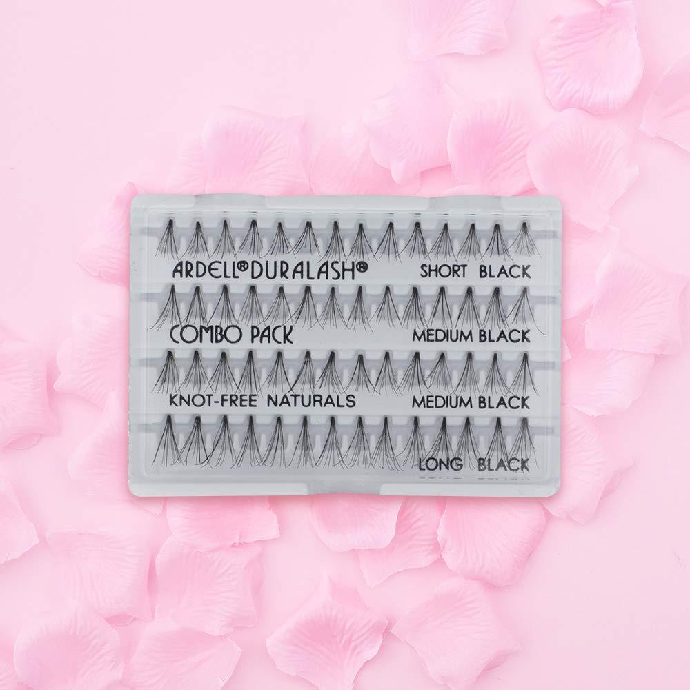 Pestañas Postizas Individuales Ardell Combo Negro - 4 Paquetes