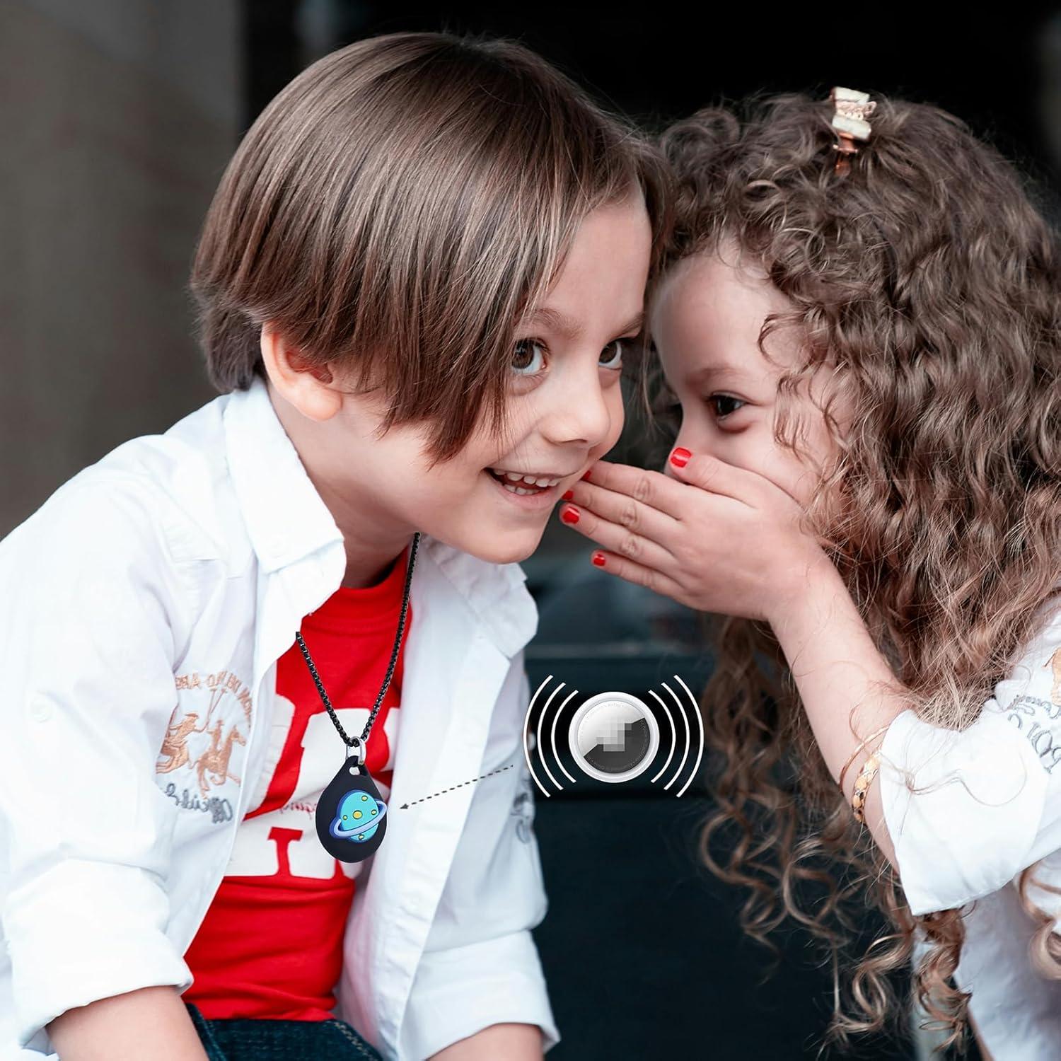 Soporte de Collar para Airtag XEEWEN - 2 Piezas Niños